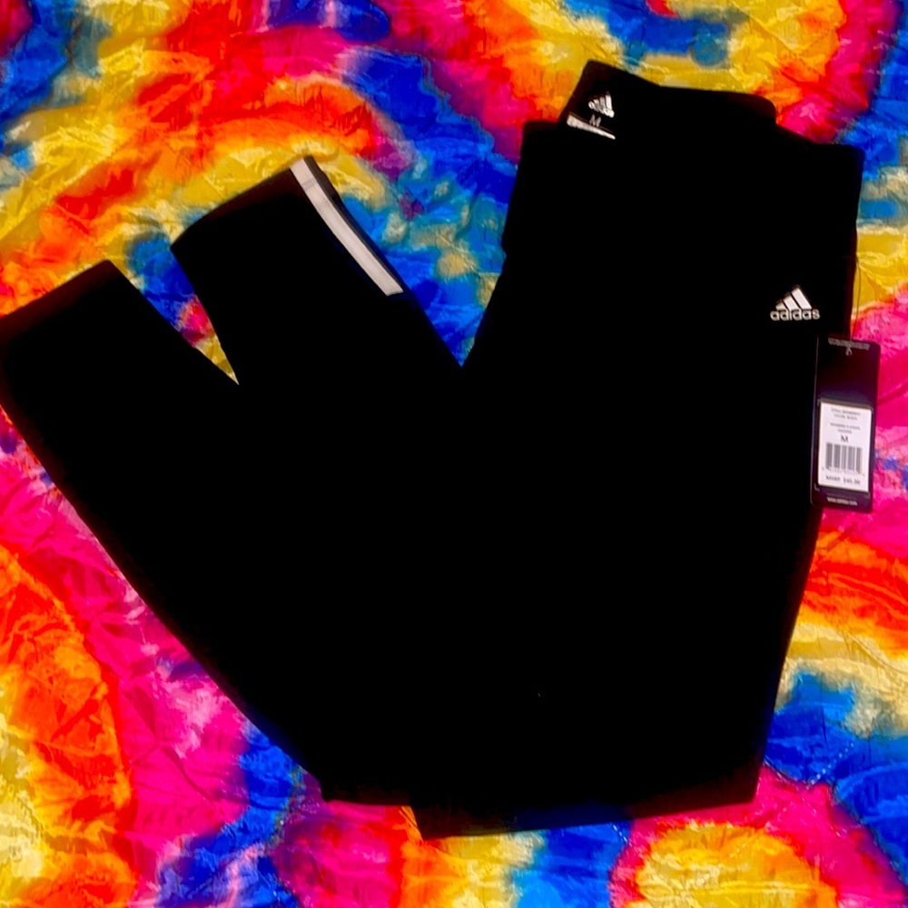 Adidas black capris